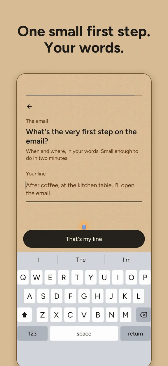 Pilot Light asking for the very first step on the email